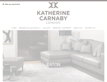 Tablet Screenshot of katherinecarnaby.com